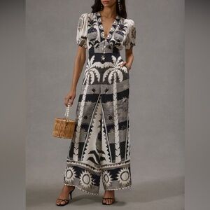 Farm Rio Linen Jumpsuit